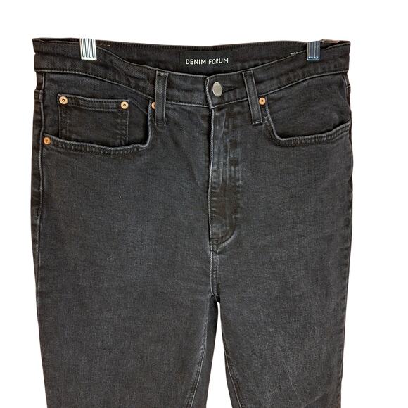 Aritzia Denim forum the twiggy high rise flare size 29 black stretch jeans soft - Picture 8 of 8